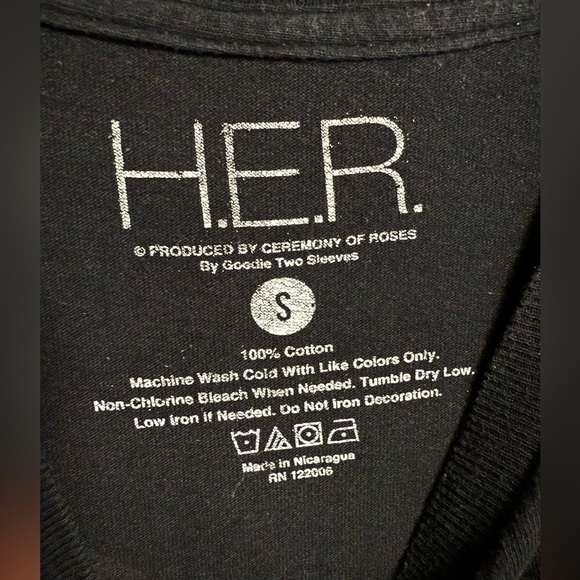 H.E.R. Black T-Shirt - Picture 2 of 3